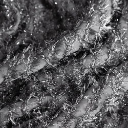 EVA MINGE gotova zavjesa 135x250 od šifona ukrašena moher koncem Selma