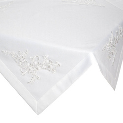 Stolnjak 85x85 s delikatnom čipkom Bari