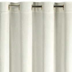 Baršunasta zavjesa ukrašena sjajnim printom, 135x250 cm, zlatne rupice - BETHY