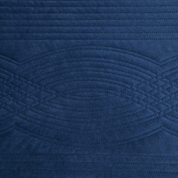 Prekrivač od ​​baršuna 170x210 cm, prošiven vrućim prešanjem s geometrijskim uzorkom - VELVET2