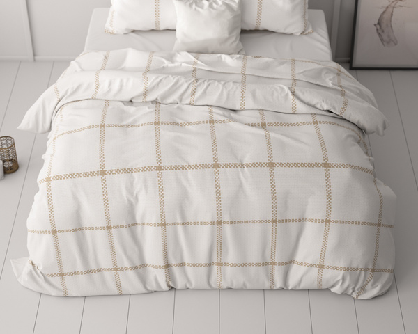 Set posteljine 140x220 od mikrovlakana sa čistim printom, nije potrebno glačanje