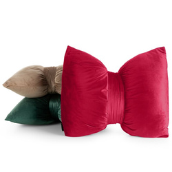 Dekorativni jastuk 45x55 cm od baršuna u obliku mašne