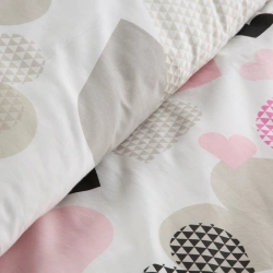 Dječja posteljina od pamuka sa motivom slatkog psa i srca 140x200 Kids 11