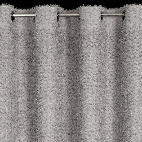 EVA MINGE gotova zavjesa 135x250 izrađena od šifona ukrašena moher koncem i suptilnim volanima TIFFANY 