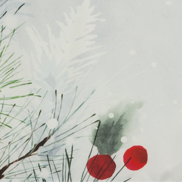 Set božićne posteljine 160x200 Robin od mikrovlakana, ukrašen božićnim printom