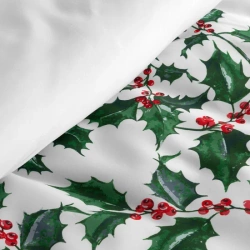 Božićna posteljina od mikrofibre s motivom božićne grane 160x200 Tori