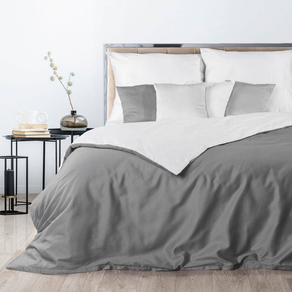 Jednobojna posteljina izrađena od visokokvalitetnog pamučnog satena 180x200 NOVA