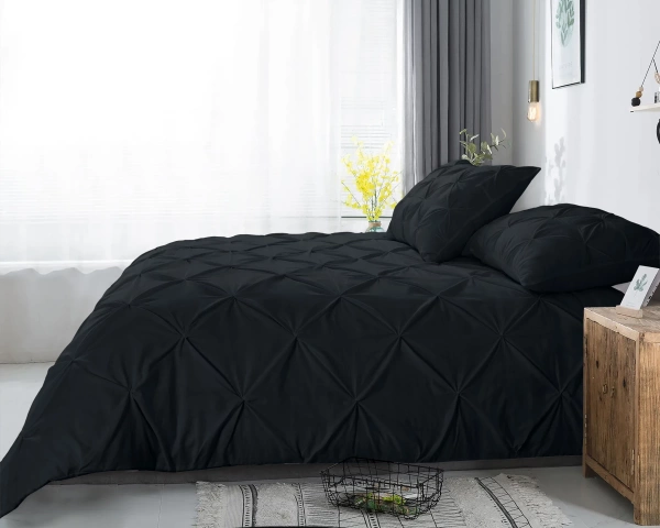 Pamučna crna posteljina 200x220 Salvador