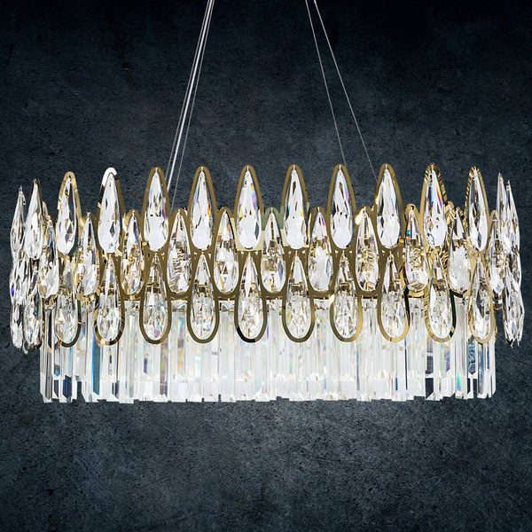 Lampa lidia (02) 80x35x30 cm transparentan