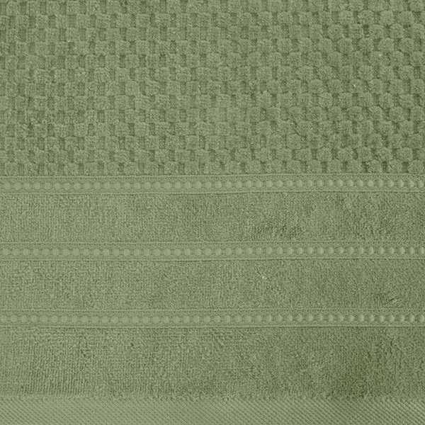 Pahuljasti ručnik 50x90 cm s reljefnom kariranom teksturom i baršunastim rubom, 500 g/m2 Adore