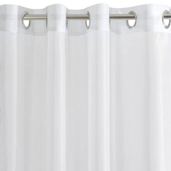 Zavjesa od lagane i sjajne tkanine 400x250 cm bijela boja Esel