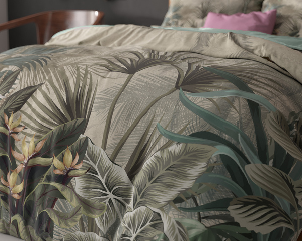 Set posteljine 140x200/220 od mikrovlakana sa čistim printom, nije potrebno glačanje