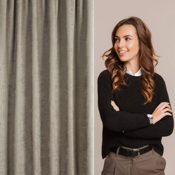 Zavjesa od šenil tkanine 140x250cm - VANI