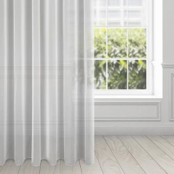 Zavjesa od lagane i sjajne tkanine 135x250 cm bijela boja Esel