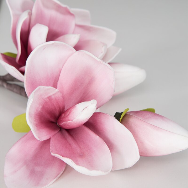 Ukrasni cvijet MAGNOLIJA od foamiran pjene FLORE 667 FI 17 X 59 CM CIEMNOTURKUSOWY