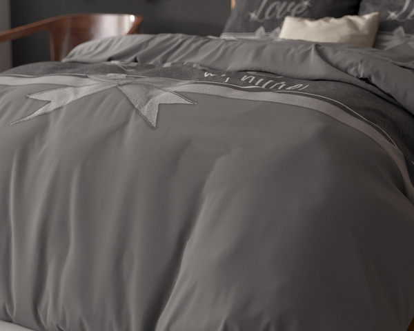 Set posteljine 200x200/220 od mikrovlakana sa čistim printom, nije potrebno glačanje