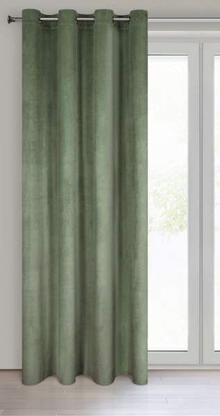 Zavjesa od jednobojnog mekog baršuna 140x250 cm  ROSA