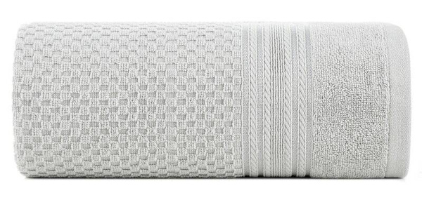DAVOS pamučni ručnik 70x140 sa strukturom riže i suptilnim prugama, 500 g/m2 