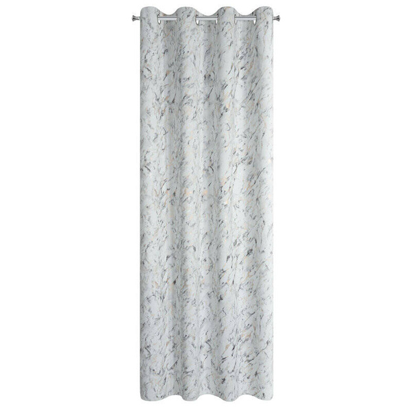 Gotova zavjesa za zamračivanje 140x250 ukrašena mramornim tiskom Sancy 