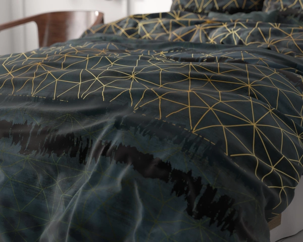 Set posteljine 200x200/220 od mikrovlakana sa čistim printom Essentials