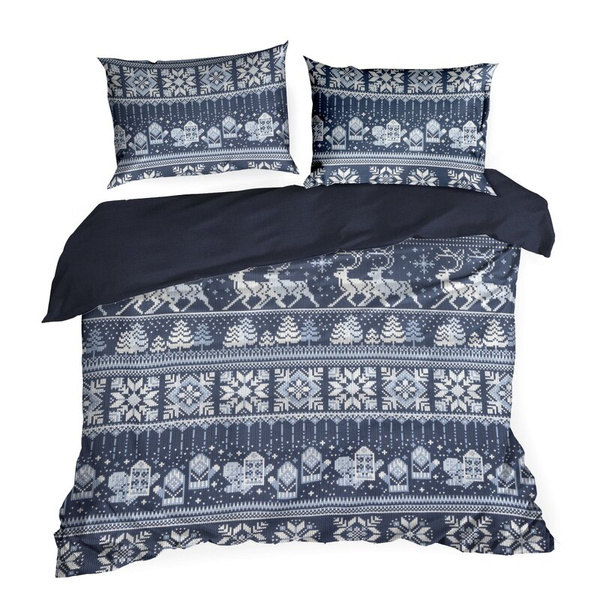 Božićna posteljina 160x200 cm od pamučnog flanela