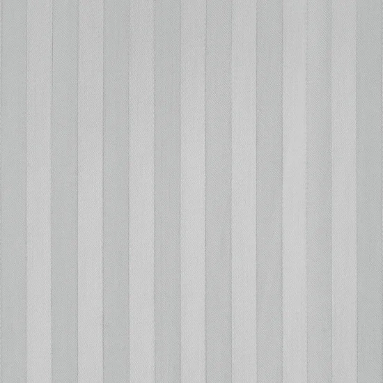 Premium siva prugasta posteljina za apartmane od pamučnog satena 160x200