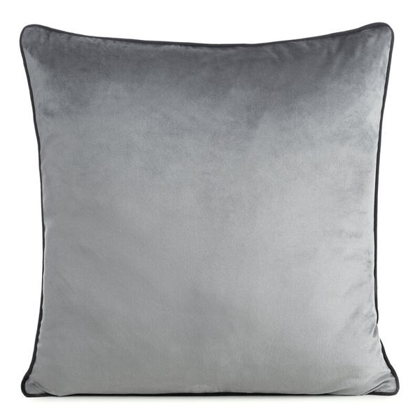 Jastučnica 45x45 od baršuna s nježnim sjajem i ukrasnim rubom Gaja