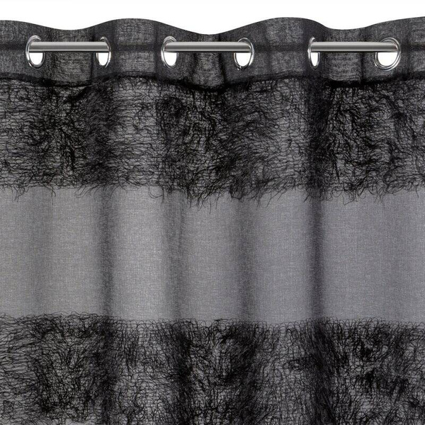 Zavjesa 140x250 od gaze ukrašena moher koncem Margaret 3