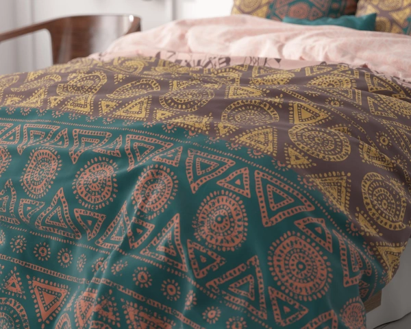 Set posteljine 200x200/220 od mikrovlakana sa čistim printom Essentials