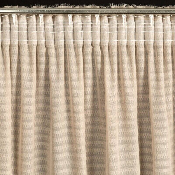 Zavjesa od šenil niti izrađena od šifonske tkanine 135x270 traka - REINA - Eva Minge Premium