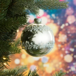 Staklena kugla za božićno drvce ∅ 8cm