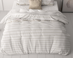 Set posteljine 140x200/220 od mikrovlakana sa čistim printom, nije potrebno glačanje