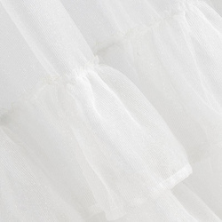 Gotova zavjesa bijela sa volanima na dnu 140x270 trakasta Ramona