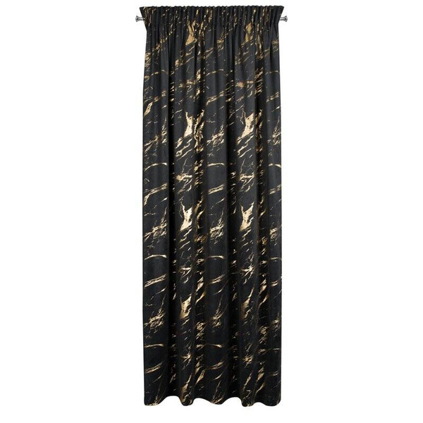 Gotova zavjesa 140x270 od baršuna ukrašena sjajnim mramorom Molly