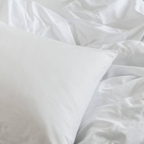 Saten hotelska navlaka za poplun 220x200 glat bijela 150g/m2 EXCLUSIV