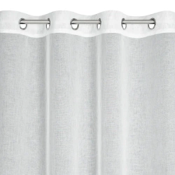 Set od 2 zavjese 140x260 od svijetlog etamina s motivom ruže i slatkog kolibrića LIA