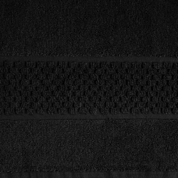 Lagani kupaonski tepih 60x90 od pamučnog frotira ukrašeni prugom kariranog uzorka, CALEB dobro upija vodu