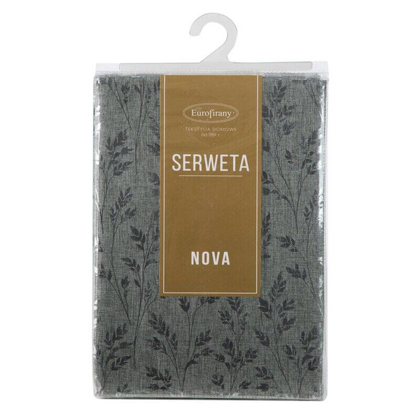 Stolnjak 85x85 od ugodne tkanine ukrašen uzorkom sjajnih grančica Simona