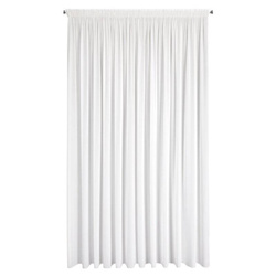 Zavjesa DEBRA na traci 300x270 cm bijela