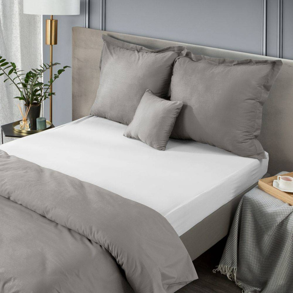 Pamučna plahta s gumicom 180x200 vis.30 cm gramature 140 g/m2 Jersey