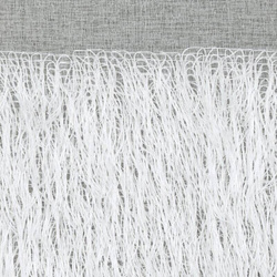 Zavjesa 140x250 od gaze ukrašena moher koncem MARGARET 2 