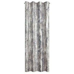 Baršunasta zavjesa sa srebrnim uzorkom, 140x250 cm - MALIA
