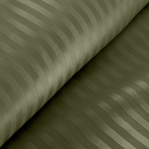 Premium prugasta posteljina za apartmane od pamučnog satena 160x200