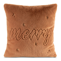 Jastučnica od baršuna 45x45 cm, izrađena od mekog krzna s reljefnim uzorkom