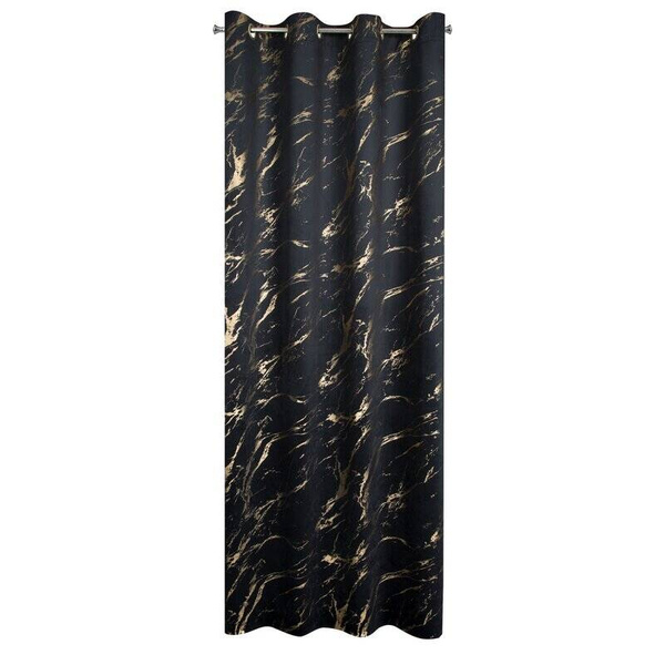 Gotova zavjesa 140x250 od baršuna ukrašena sjajnim mramorom Molly