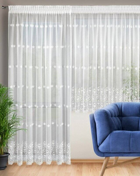 Zavjesa DEK 400x160 cm bijela