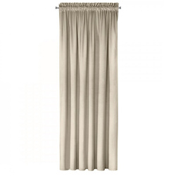 Zavjesa od jednobojnog mekog baršuna trakasta 140x270 cm ružičasta ROSA  