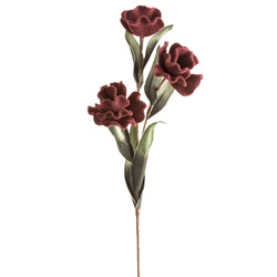 Ukrasni cvijet od foamiran pjene FLORE 780 94 CM BORDOWY