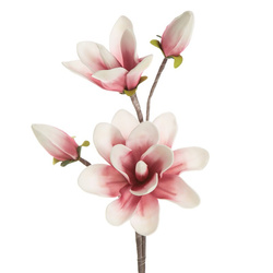 Ukrasni cvijet MAGNOLIJA od foamiran pjene FLORE 667 FI 17 X 59 CM CIEMNOTURKUSOWY