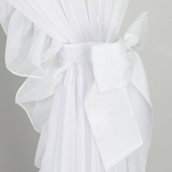 Gotova zavjesa dek 400x250 cm bijela boja